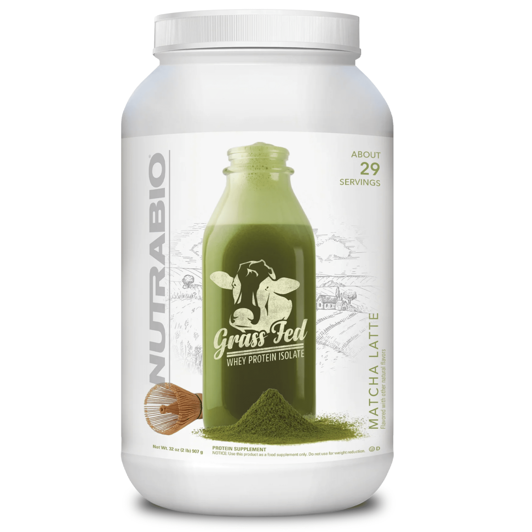 Nutra Bio Grass Fed Whey Isolate