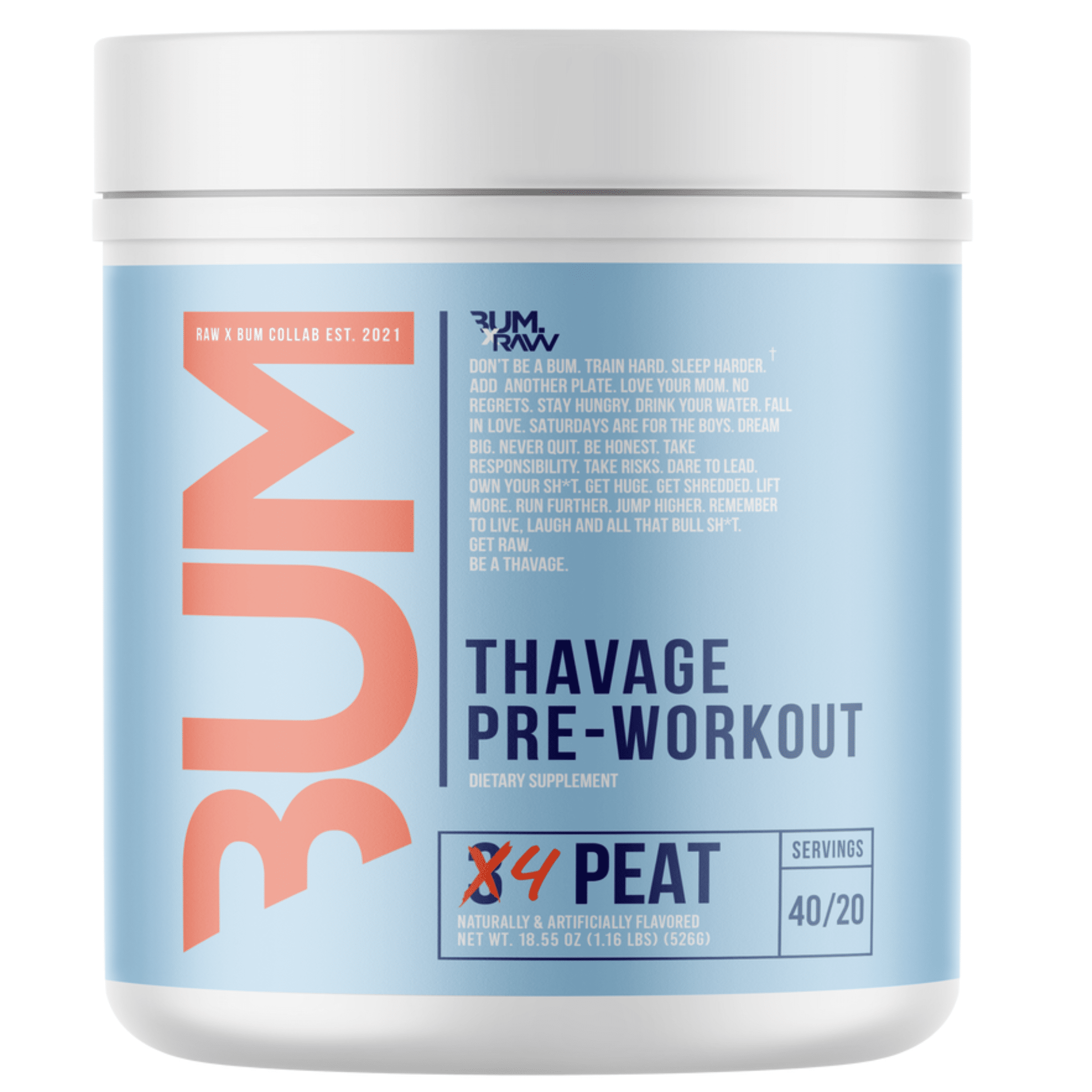 CBUM Thavage Pre Workout