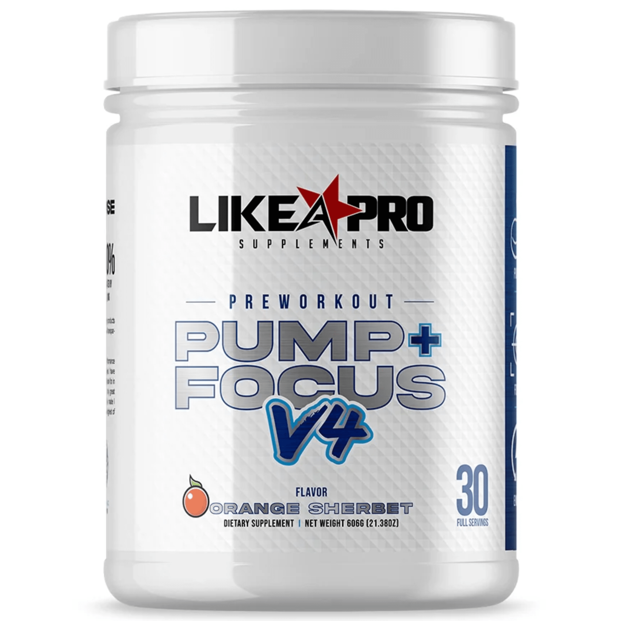 Like A Pro Supplements Preworkout Pump & Focus V4