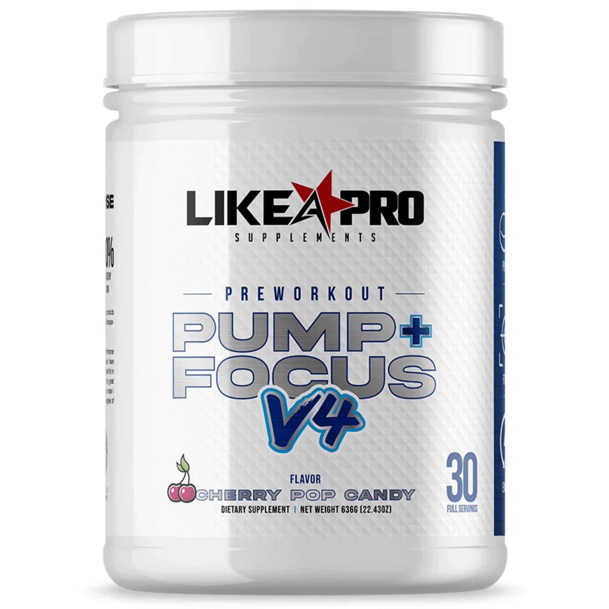 Like A Pro Supplements Preworkout Pump & Focus V4